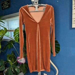 Forever 21 velvet bodycon dress